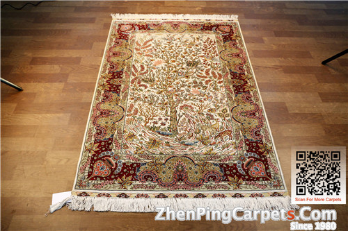 260L silk carpet zhenping carpet handmade oriental rug