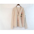 Cardigan de damas personalizadas de punto