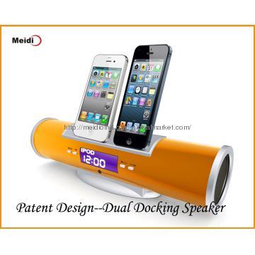 Rechargeable portable speakers for iPhone  docking