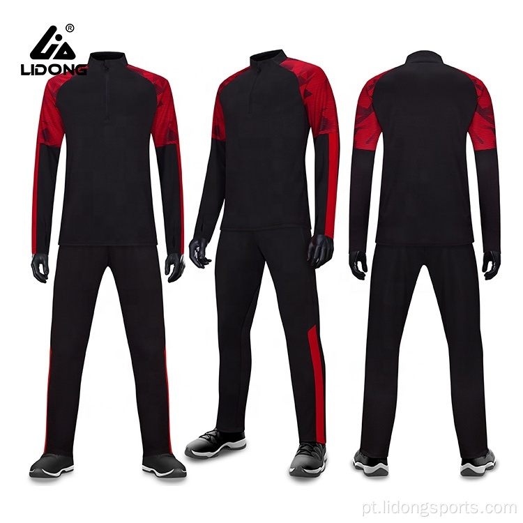 Man Soccer Tracksuit tailandês Treinamento de futebol de qualidade