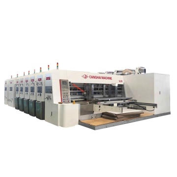 Canghai printing die cutting machine with stack