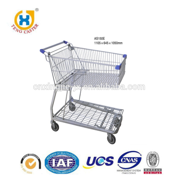 China Supplier Stainless Steel Portable Shopping Cart For Sales