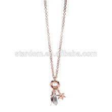Newest design chian pendant necklace, fine fancy nceklace