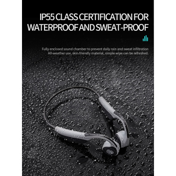 Waterproof sweat Resistant bluetooth bone conduction headset