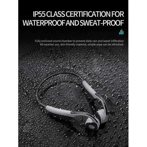 Waterproof sweat Resistant bluetooth bone conduction headset