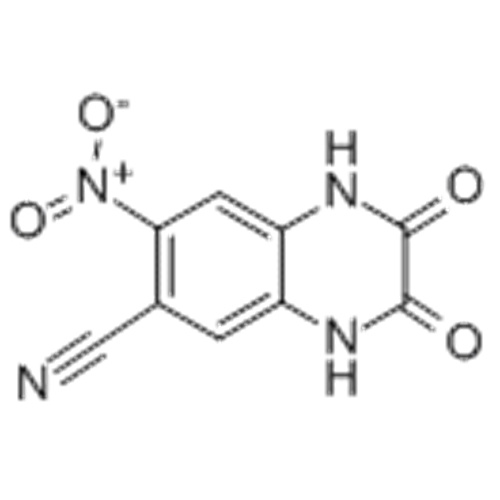 6-Quinoxalinecarbonitrile,1,2,3,4-tetrahydro-7-nitro-2,3-dioxo- CAS 115066-14-3