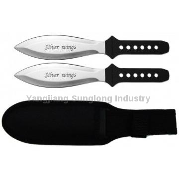 throwing knife/hunting knife/camping knife with nylon bag packing 181