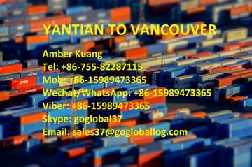 Shenzhen Yantian Sea Freight to Canada Vancouver