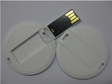 Round Card USB Flash Drive for Promotion