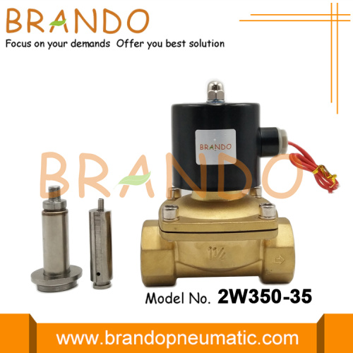 UW-35 2W350-35 Pirinç Gövdeli Solenoid Valf