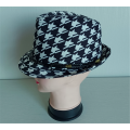 Cappello Fedora casual autunno in tessuto poliestere da donna