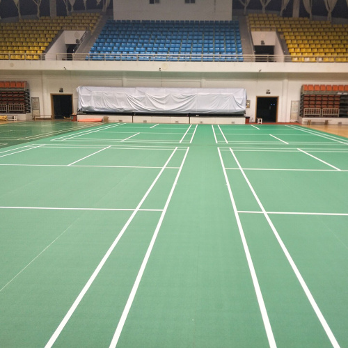 ใบรับรอง BWF พื้นเสื่อกีฬา PVC