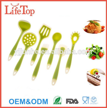 Premium High Quality 6-piece Silicone Utensil Green, Silicone Kitchen Utensil Sets