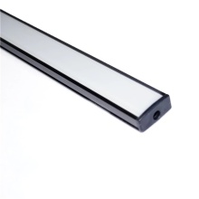 Black LED Aluminium Profile Strip Light Channel