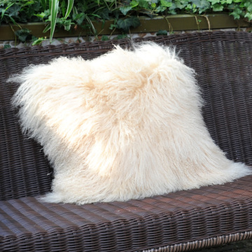 Home Decorative Custom Size Lamb Fur Cushion Cover