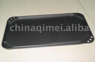 carbon steel square grill pan