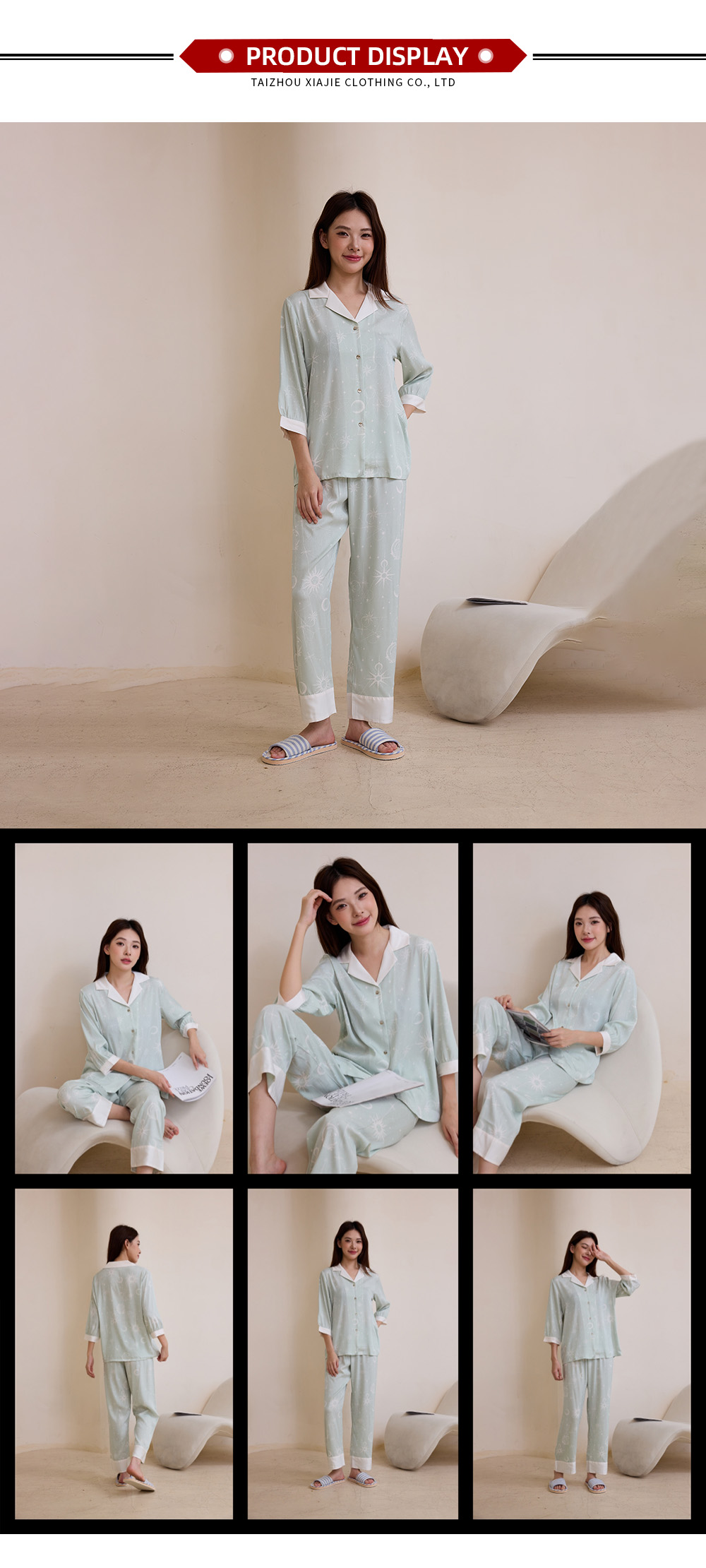 Піжамны камплект 2-27-X з доўгімі рукавамі Long-sleeve Pajama Set2-27-X