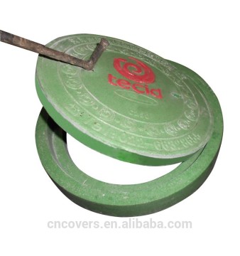 smc / frp manhole cover with frame