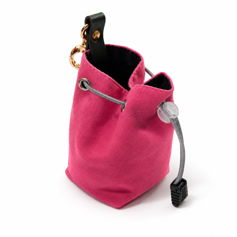 Silicone Dog Treat Pouch – 82g Lightweight Training Treat Bag with Adjustable Waist Belt for Puppy Training & Outdoor Walks