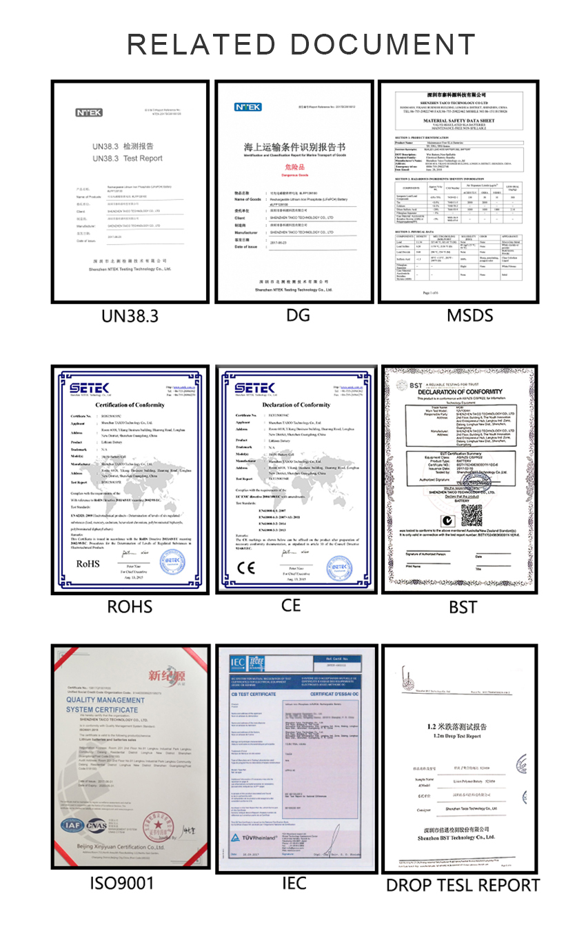 MSDS Certificated 12V RV Lithium Battery 12V 100Ah Lifepo4 Battery Pack