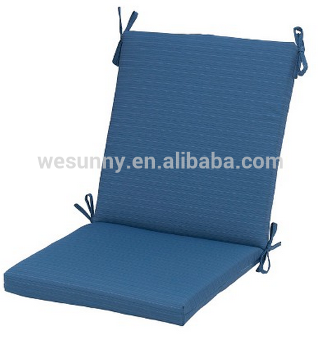 Outdoor Chair Cushion One Piece Seat and Back Cushion Dining Chair Cushion