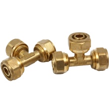 PEX Brass Tee: Three-Way Water Supply Plumbing Fitting