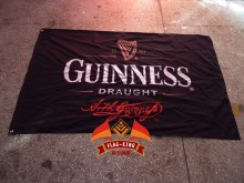 Guinness darught beer flag Bar promotions banner custom Guinness banner polyester flag