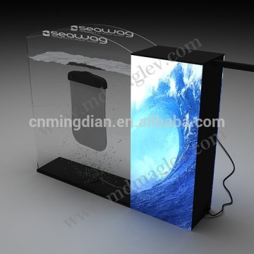 Acrylic waterproof mobile pouch display stand / waterproof mobile pouch show rack