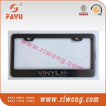 laser engraved license plate frame holder