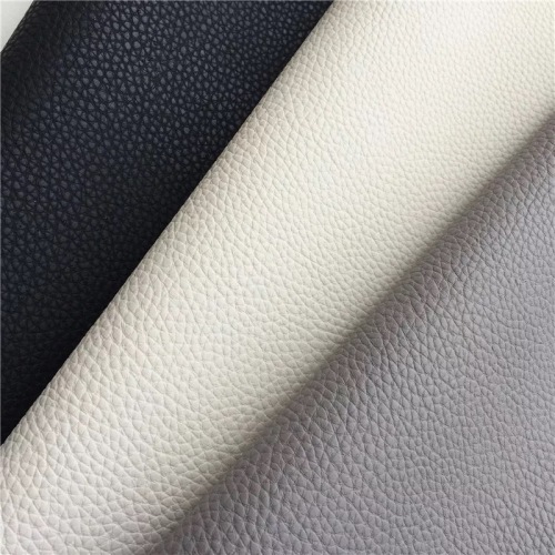 Lichee Embossed Faux Synthetic Leather For Shoes Bag