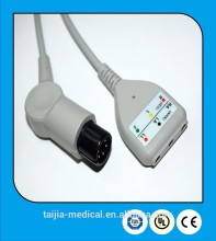compatible din patient monitor medical ECG trunk cable 3 leads