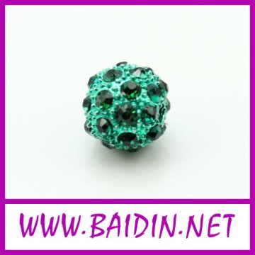 vintage rhinestone blue ball alloy beads wholesale