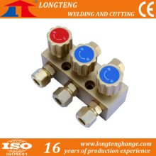 Two in and Three out Gas Distributers Piping Fittings
