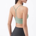 Hauts de soutien-gorge de yoga à bretelles spaghetti pour femmes