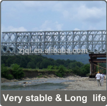 safe Portable Q345B steel ailey bridge portable steel bridge