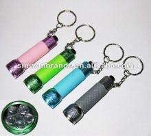 5 LED METAL TORCH W/KEY CHAIN