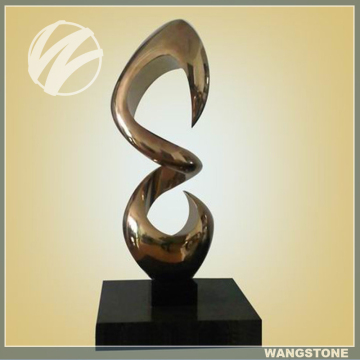 Number Three Malaysian Style Stainless Steel Art Sculpture