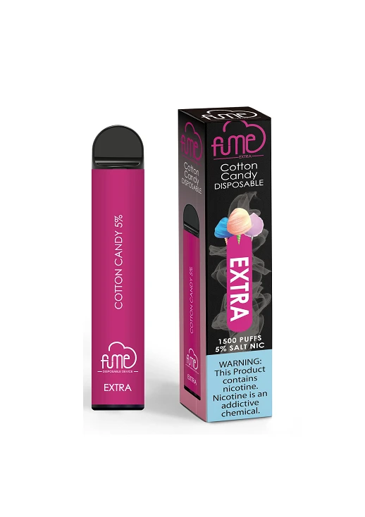 Fume extra1500 bananeira de morango descartável