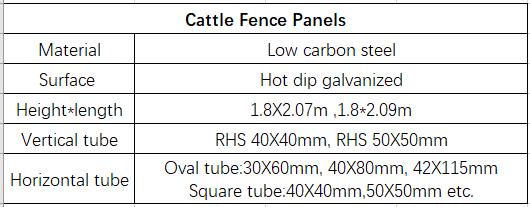 Cattle fence Cattle gate using galvanized pipe Livestock Metal Fence for Cattle Ranch Pipe Steel Gate