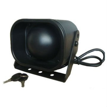 25w,6TONE car alarm siren with back up battery