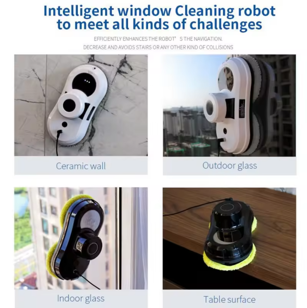 ربات تمیز کننده پنجره دو دیسک W05S Dual-Disc Window Cleaning Robot W05S