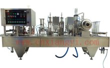 cup filling sealing machine/flavoured milk filling sealing machine