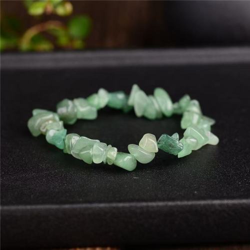 天然石紫水晶片手链