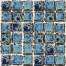 Glazed hand made ceramic mosaic wall tile art murals