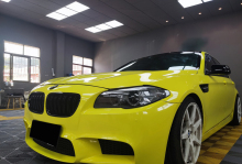 Glossy Lemon Yellow Car Wrapping1.52*18M