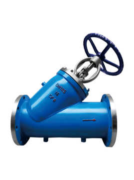 Stainless steel insulated Y-shaped globe valve