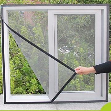 Fiberglass Fly Screen Window With Hook and Loop