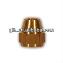 SAE 45 degree Brass Flare Fittings - Flare Nut - Short