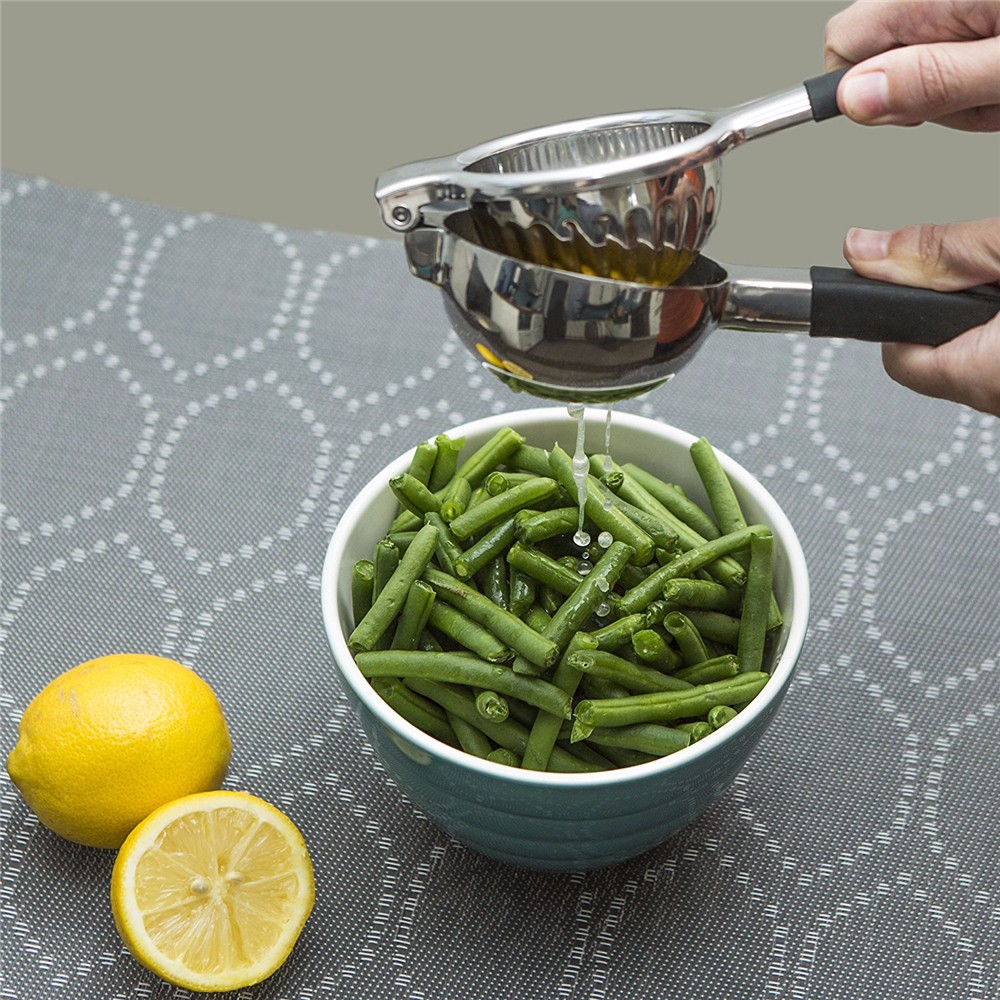 kitchen tools manual citrus juice squeezer stainless steel lemon squeezer