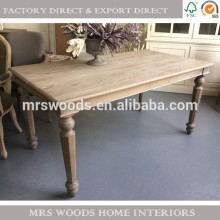 solid oak dining table